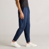 Navy Tapered Jogger Sweatpants Supplier | Women's Cuffed Lounge Joggers Manufacturer