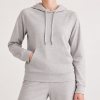 Light Grey Hoodie and Wide Leg Pants Set Supplier | Women's Hoodie Lounge Set Manufacturer