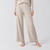 Sand Waffle Knit Henley Lounge Set Supplier | Women's Thermal Knit Loungewear Manufacturer