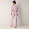 Ribbed Henley Knit Lounge Set Supplier | Two Tone Women's Rib Knit Loungewear Manufacturer