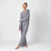 Round Neck Long Sleeve Knit Lounge Set Supplier | Multi Colour Knit Loungewear Manufacturer