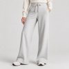 Light Grey Wide Leg Drawstring Sweatpants Supplier | Women's Lounge Pants Manufacturer