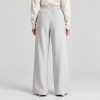 Light Grey Wide Leg Drawstring Sweatpants Supplier | Women's Lounge Pants Manufacturer