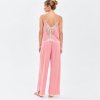 Lace Trim Cami and Wide Leg Pants Set Supplier | Women's Lounge Homewear