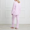 Ivory Stretch Cotton Pajama Set Supplier | Long Sleeve Notch Collar Sleepwear