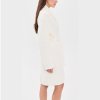 Cream Waffle Knit Robe with Shawl Collar Supplier | Private Label Spa Robe
