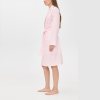 Pink Gingham Cotton Robe Supplier | Women's Poplin Dressing Gown
