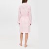 Pink Gingham Cotton Robe Supplier | Women's Poplin Dressing Gown