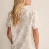 Women's Cotton Linen Botanical Print Sleep Shirt, Loungewear Manufacturer
