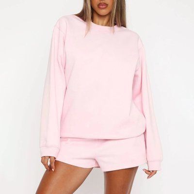 Women's Brushed Fleece Drop Shoulder Sweatshirt, Loungewear Manufacturer