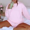 Women's Brushed Fleece Drop Shoulder Sweatshirt, Loungewear Manufacturer