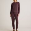 Women's Brushed Fleece Crewneck Sweatshirt, Loungewear Manufacturer