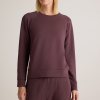 Women's Brushed Fleece Crewneck Sweatshirt, Loungewear Manufacturer