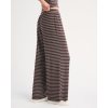 Women's Modal Blend Striped Wide Leg Lounge Pants, Loungewear Manufacturer