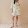 Women's Buttermilk Cotton Pajama Shorts Set, Sleepwear Manufacturer