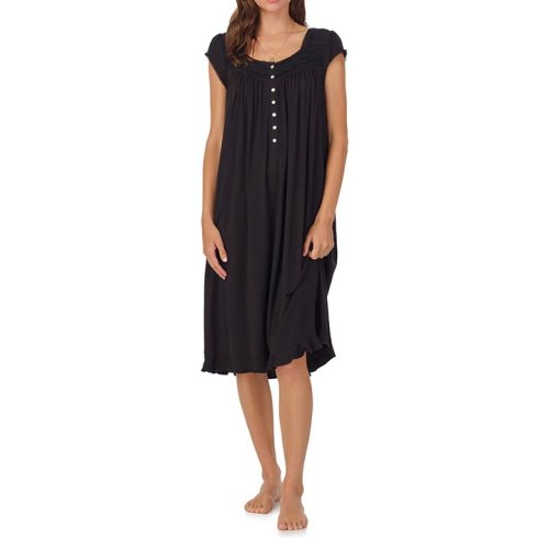 Custom Women's Cotton Jersey Ballet Nightgown with Lace Trim