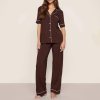 Women's Tencel Modal Notch Collar Pajama Set Supplier