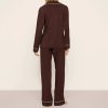 Women's Tencel Modal Notch Collar Pajama Set Supplier