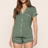 OEM/ODM Women's Tencel Modal Shortie Pajama Set