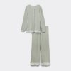 Women's Modal Lace Trim Pajama Set Supplier