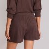 Custom Women's Brushed Pointelle Pajama Shorts