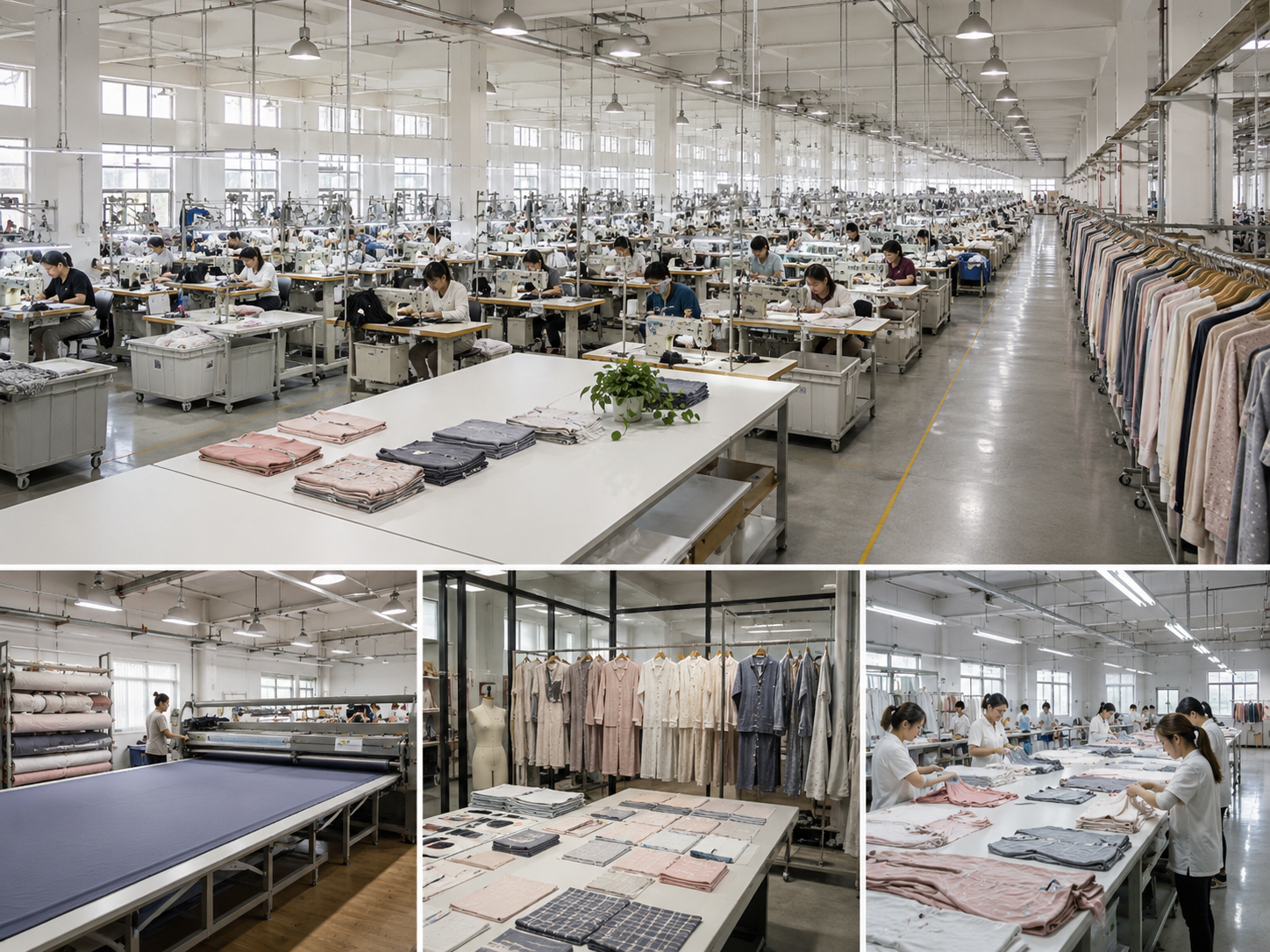 Professional sleepwear manufacturing factory for global clothing brands