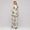 Bamboo Pajama Set Manufacturer | Architectural Print Long Sleeve Sleepwear
