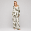 Bamboo Pajama Set Manufacturer | Architectural Print Long Sleeve Sleepwear