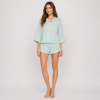 Striped Cotton Short Pajama Set | Wholesale Women's Summer Sleepwear