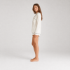 Modal Pajama Shorts Set | Contrast Piping Private Label Sleepwear