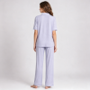 Bamboo Pajama Set Wholesale | Contrast Piping Women's Sleepwear