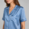 Striped Satin Pajama Set Manufacturer | Women's Short Sleepwear