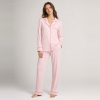 Modal Pajama Set Supplier | Long Sleeve Women's Contrast Piping Sleepwear