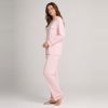 Modal Pajama Set Supplier | Long Sleeve Women's Contrast Piping Sleepwear