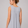 Sleeveless Modal Nightgown | Pleated Sleep Dress Manufacturer