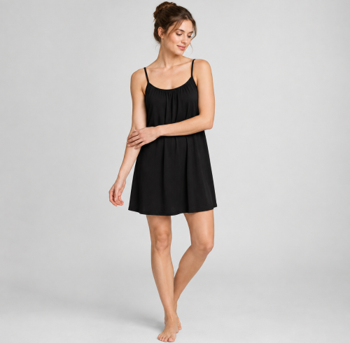 Bamboo Camisole Nightgown | Adjustable Strap Sleep Dress Supplier