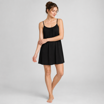 Bamboo Camisole Nightgown | Adjustable Strap Sleep Dress Supplier