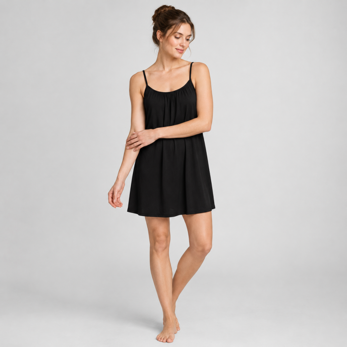 Bamboo Camisole Nightgown | Adjustable Strap Sleep Dress Supplier