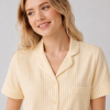 Private Label Striped Cotton Nightshirt | Women's Sleep Dress