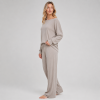 Boat Neck Ribbed Modal Lounge Set | Women's Private Label Homewear
