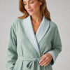 Women's Flannel Shawl Collar Bathrobe | Private Label Robe Manufacturer