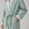 Women's Flannel Shawl Collar Bathrobe | Private Label Robe Manufacturer