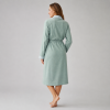 Women's Flannel Shawl Collar Bathrobe | Private Label Robe Manufacturer