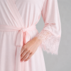 Bamboo Lace Sleeve Robe | OEM Women's Sleepwear Supplier