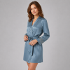 Embroidered Satin Bathrobe | Private Label Robe Manufacturer