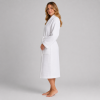 White Waffle Bathrobe with Shawl Collar | Hotel Robe Manufacturer