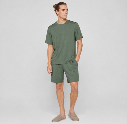 Men's T-Shirt & Shorts Lounge Set | Private Label Sleepwear