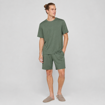 Men's T-Shirt & Shorts Lounge Set | Private Label Sleepwear