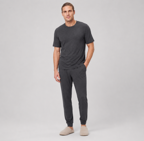 Men's Modal Pajama Set with Jogger Pants | OEM Sleepwear