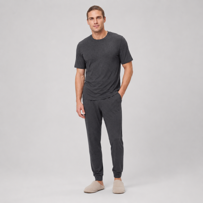 Men's Modal Pajama Set with Jogger Pants | OEM Sleepwear